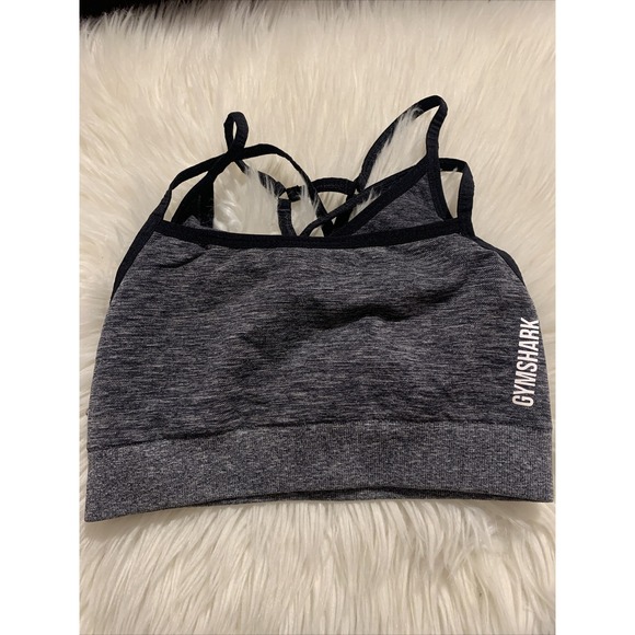 Gymshark Other - GYMSHARK Small Gray Sports Bra Compression EUC